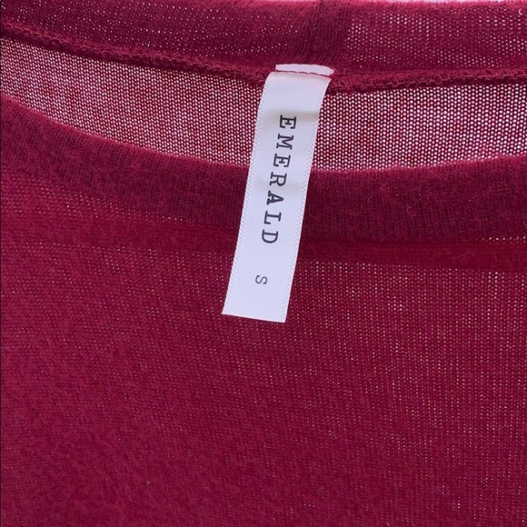 NWT COLORBLOCK BUBBLE SLEEVE SWEATER - Picture 2 of 3